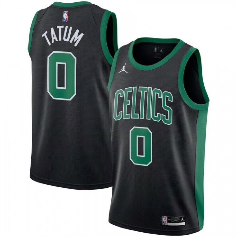 Men's Boston Celtics Jayson Tatum #0 Jordan Brand Black 2020/21 Swingman Jersey - Statement Edition-Pro Kit Vault | Brand New 26/27 Sports Jerseys